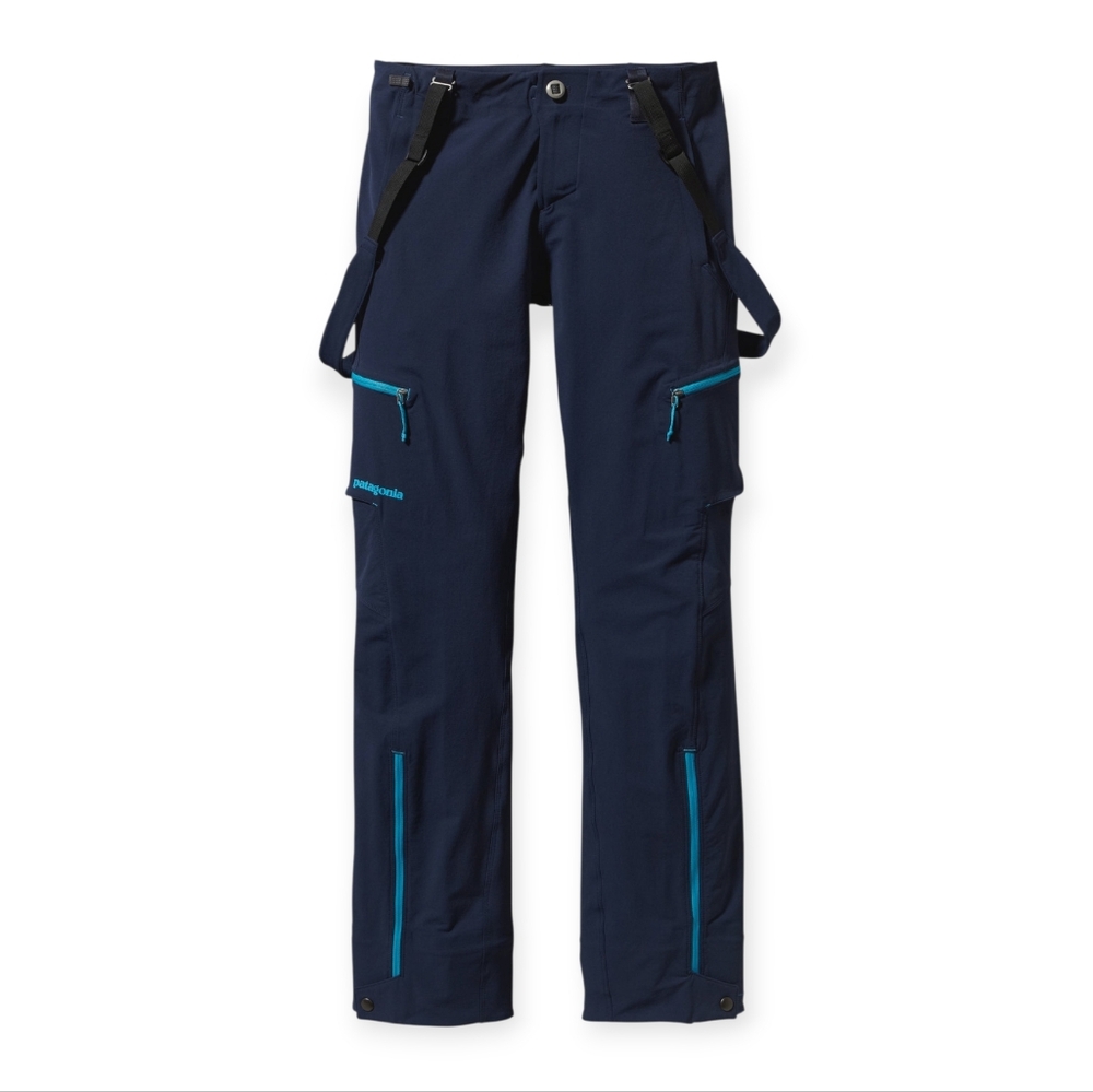 Patagonia Softshell Dual Point Alpine Pants - No Suspenders - Women's Size 34